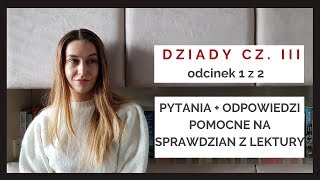 Dziady cz III A Mickiewicz  Czytamy lektury 25 cz 12 [upl. by Cirad977]