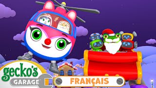 Gecko Père Noël  Le Garage de Gecko｜Camions pour enfants [upl. by Eisso378]