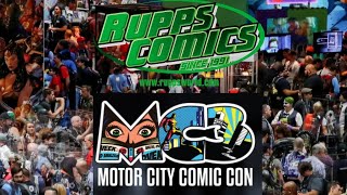 Motor City Comic Convention Walkthrough comics vlog comiccon [upl. by Naeerb]