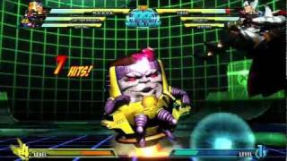 MVC3 More MODOK Killing Thor Solo [upl. by Llenreb]