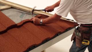 Fixing  Installing Lightweight Roofing Hip Tiling Roma Profile [upl. by Ahsercul]