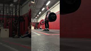 Deadlift single at 405 shortfriends one pull with 405 pounds or 184 kilos power lifting [upl. by Alon]