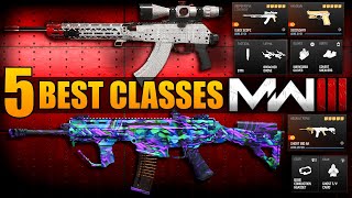 5 Best Class Setups In Modern Warfare 3 MW3 Best Weapons Loadouts [upl. by Atnauq439]