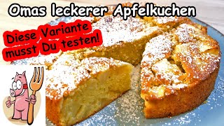 Omas leckerer Apfelkuchen den musst Du testen [upl. by Annaeoj966]