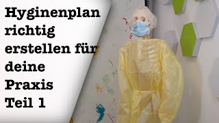 Erstellung eines Hygieneplans Teil 1 podologinandrea [upl. by Gillie]