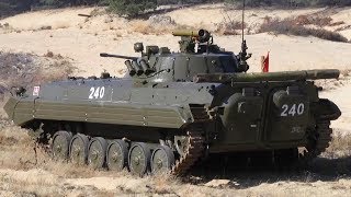 BMP2 Infantry Fighting Vehicle  30mm Cannon Live Fire [upl. by Bruyn50]