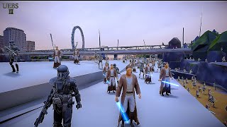 JEDIKNIGHT LONDON 30000 vs 120000 GONDORIAN ASSASSINRED  Ultimate Epic Battle Simulator 2 UEBS 2 [upl. by Harlie497]