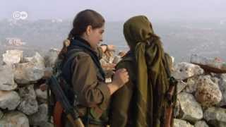 Syria Kurdish women soldiers against jihadists  Global 3000 [upl. by Fang]