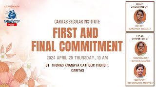 CARITAS SECULAR INSTITUTE  First and Final Commitment [upl. by Lydnek732]