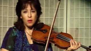 Violin Lesson  demonstration of quotSul Ponticelloquot [upl. by Farlie324]