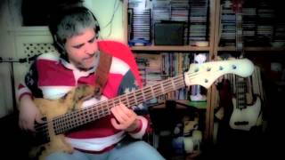 Più su by Renato Zero personal bassline by Rino Conteduca with Elrick bass NJS5 custom [upl. by Cormac]