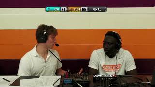 Mens Basketball Postgame Interview vs College of Staten Island 112024 [upl. by Ellerehs227]