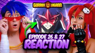 The End  Gurren Lagann Episode 26 amp 27 Reaction amp Discussion [upl. by Lyrak]