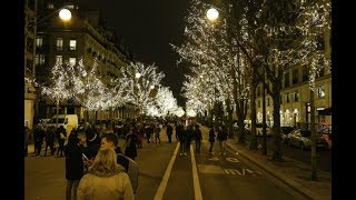 Paris  le réveillon du nouvel an 2019 sur les ChampsElysées [upl. by Haidadej]