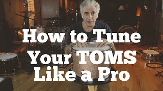 How To Tune Your Toms Like a Pro  Easy Drum Tuning Part 2 of 3 [upl. by Ronoc]