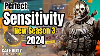 Ultimate Zero Recoil Sensitivity Settings For Call Of Duty Mobile New Season 3 Battle Royale and MP [upl. by Dambro]