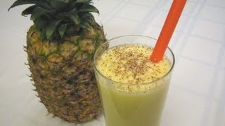 Pina Colada Smoothie  Lynns Recipes [upl. by Suoivatnod]