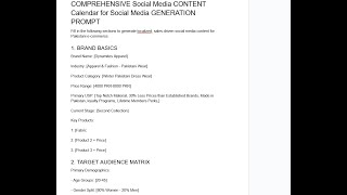 Day 3 Social Media Calendars In Depth 1 Brand Managment and Promotion of Ecomerece Business [upl. by Inahpets799]