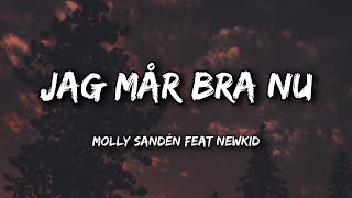 Molly Sandén feat Newkid  Jag mår bra nu Lyrics [upl. by Anerda]