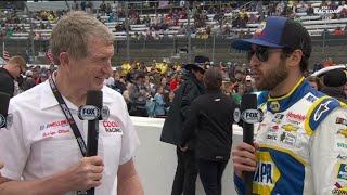 BILL ELLIOTT CHASE ELLIOTT PRE RACE INTERVIEW  2022 GOODYEAR 400 NASCAR CUP SERIES AT DARLINGTON [upl. by Ecniuq]