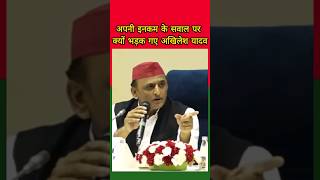 Akhilesh Yadavs SHOCKING reaction to questions about his income shorts [upl. by Yatnoj]