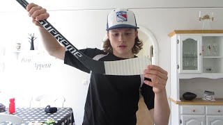 How I Tape my Hockey Stick Video [upl. by Elyrrad535]