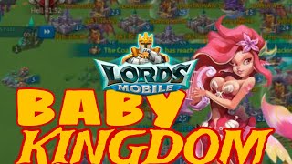 WAR RALLIES IN K1604  NEW KINGDOM BABY ACCOUNTS  LORDSMOBILE  OFFICIALGAMER8452 [upl. by Eintihw]