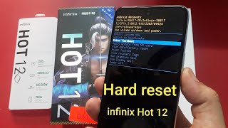 كيفية عمل فورمات لهاتف infinix Hot 12 hard reset for infinix Hot 12 [upl. by Adnulahs508]