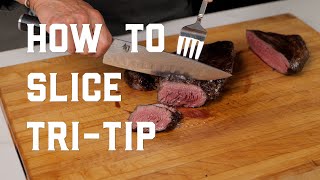 How to Slice TriTip  Butcher Shop Bootcamp [upl. by Otreblon208]