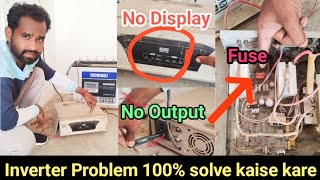 Microtek Inverter no display no output  Inverter Problem Solve  How To Solve Inverter Problem [upl. by Denie]