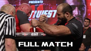 Todd Hutchings vs Davit Dadikyan EAST vs WEST 11 Lightheavyweight Right Arm World Title Match [upl. by Ahsirpac]