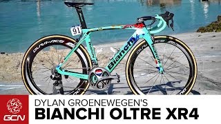 Dylan Groenewegens Bianchi Oltre XR4 Pro Bike [upl. by Naivatco]