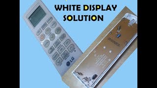 How To Fix White Display AC Remote [upl. by Atteiluj]