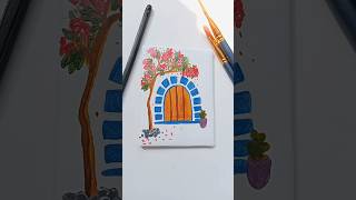 The door of a small room art shorts Adiba Islam art and craft viral [upl. by Yahsat]