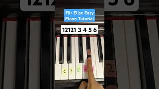 Für Elise Easy Piano Tutorial [upl. by Aitnahs]