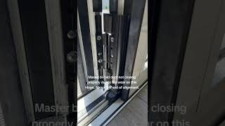 Locksmith Stories 107  Bi Fold door hinge problems in Twickenham eprlocksmith bifolddoorhinge [upl. by Irek]