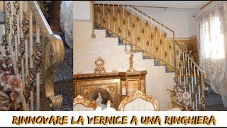 Rinnovare la vernice a una ringhiera in ferro battuto  Nunzia Valenti [upl. by Anaujat973]