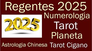 Quem Rege 2025 Tarot Numerologia Orixá Tarot Cigano Planeta e Astrologia Chinesa Previsão 2025 [upl. by Steep266]