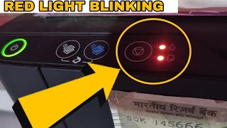 Epson Service Required Solution  l380 l220 l360 l3110 Red Light Blinking Solution quotHINDIquot [upl. by Vharat]