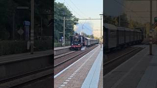 Stoomtrein komt door Rosmalen shortvideo train trainspotting steamengine [upl. by Oilenroc]