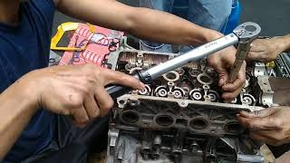 2nzfe cylinder head torque paano gawin [upl. by Abeh]