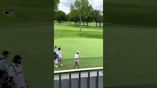 Bubba Watson really will hit it from anywhere 😂 golf sports shorts livgokf trickshot [upl. by Grati]