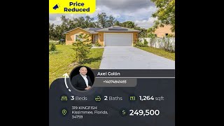 The price has reduced for this Listing check it out Listing Address 319 KINGFISH KISSIMMEE FL 347 [upl. by Mathew884]