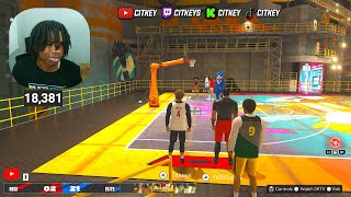 ATTEMPTING 20 GAME WIN STREAK NBA2K25 62 98 BALL HANDLE BUILD  PULL UP [upl. by Toddie]