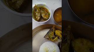 Today special ilsh macher item lunch thali😋shortsviralvideo Valo lagle Subscribe kore pase theko🤗 [upl. by Konopka]