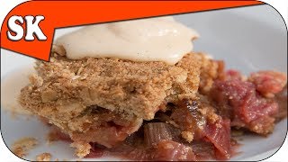 RHUBARB CRUMBLE RECIPE [upl. by Yim]