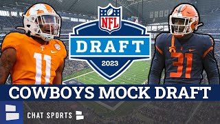 NFL Mock Draft Dallas Cowboys 7Round Draft Picks For 2023 NFL Draft [upl. by Danya]