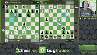 high level bughouse commentary on chesscom [upl. by Delfeena695]