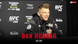 Dan Hooker UFC 266 postfight interview [upl. by Nimzay]