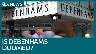 Debenhams store closures put 1200 jobs under threat  ITV News [upl. by Phip]